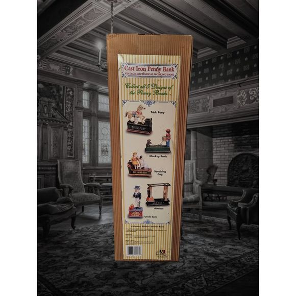 Vintage Cast Iron Penny Bank Vintgage Mechanical Working Uncle Sam Bank - Picture 9 of 10